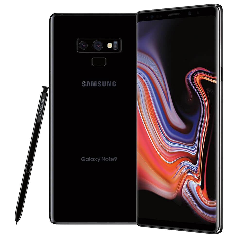Samsung Galaxy Note 9 128GB Midnight Black Unlocked Smartphone (Renewed) - Large Screen, S Pen, Dual Camera | Perfect for Business Professionals & Digital Artists