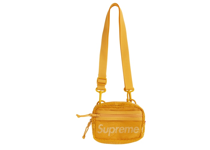 Supreme Small Shoulder Bag (SS20) Gold - Stylish Crossbody Purse for Women & Men - Perfect for Travel, Shopping & Everyday Use