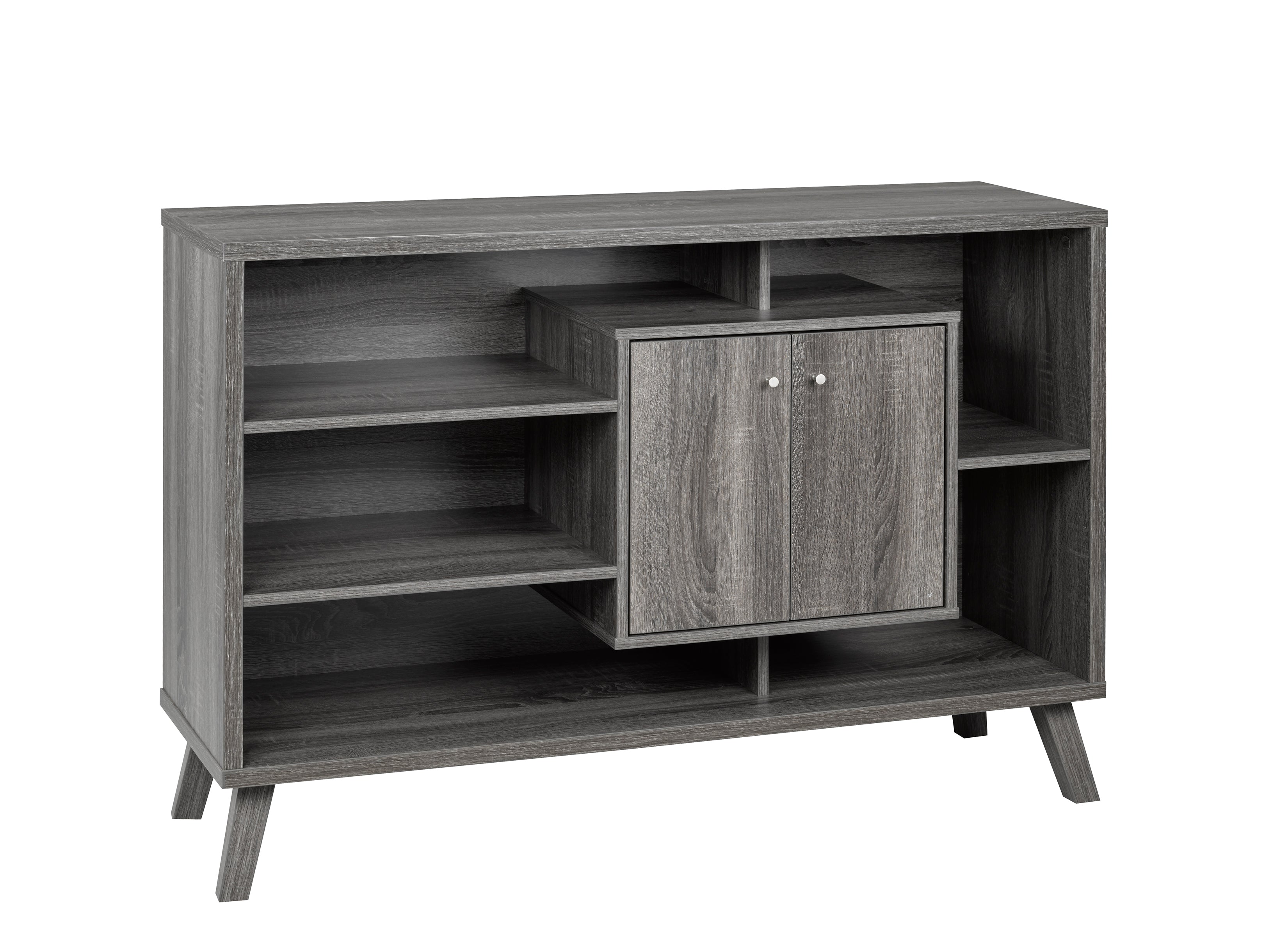 Buffet Server Grey - Elegant Buffet Table for Dining Room & Kitchen Serving | Perfect for Entertaining, Buffets, and Holiday Gatherings