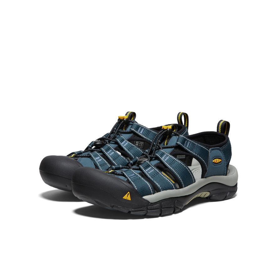 Men's Newport H2 Sandal - Comfortable Waterproof Hiking Shoes for Men in Navy/Medium Grey - Perfect for Outdoor Adventures, Beach Walks & Summer Travel