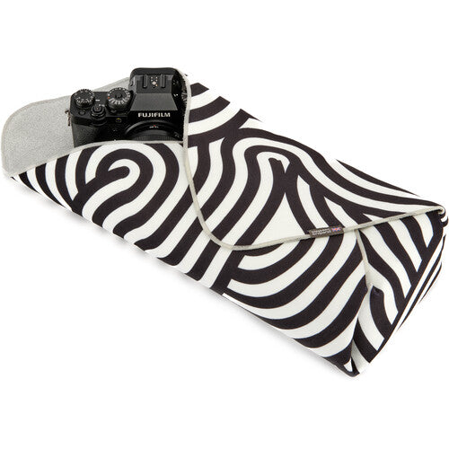 3 Legged Thing Wrapz (Swirls, 15 x 15) - Premium Camera Strap Wrap for DSLR & Mirrorless Cameras - Perfect for Travel, Hiking & Outdoor Photography