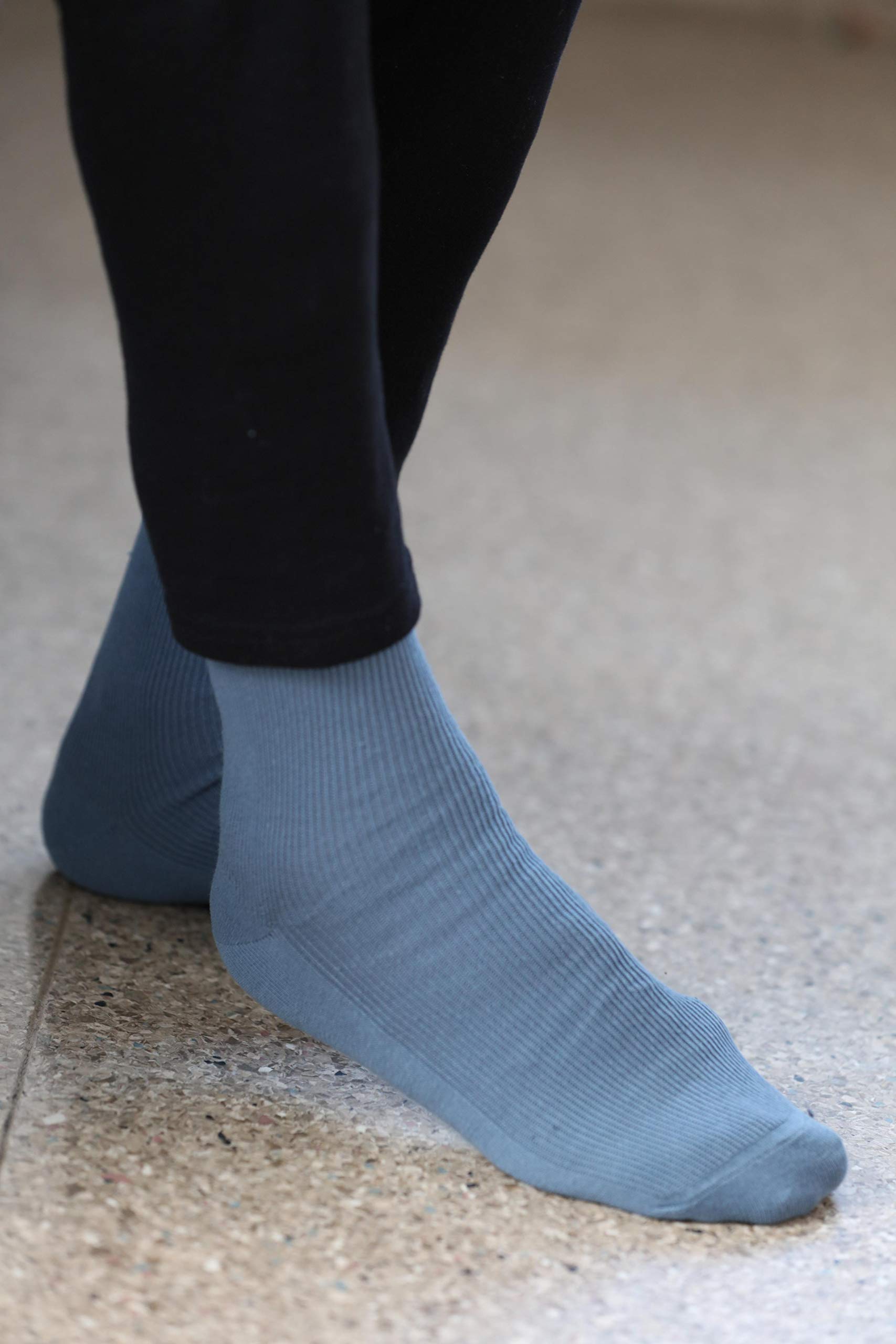 Rainbow Diabetic Socks - Ultra Soft Elastic Cotton Socks for Swollen Feet Relief - Comfortable for Men & Women - Perfect for Diabetes Care, Edema, and All-Day Wear