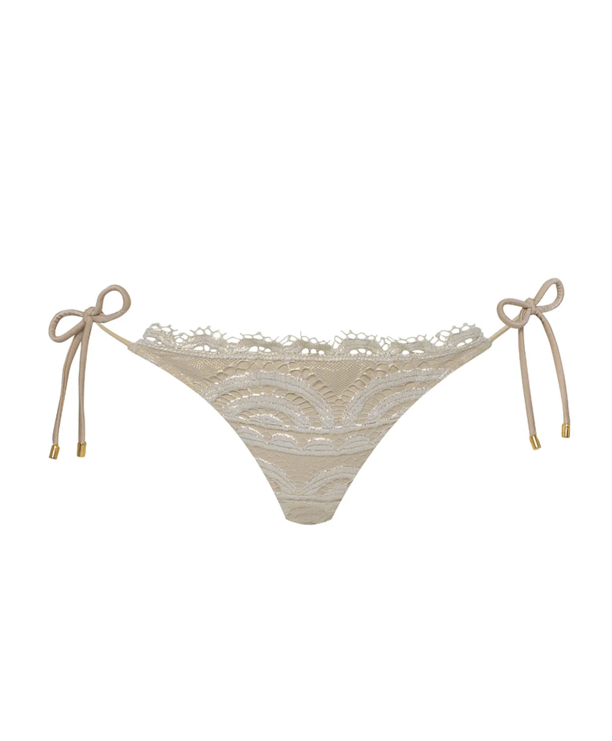 PQ Vanilla Lace Tie Bikini Bottoms - Sexy Teeny Bikini Bottom for Women | Perfect for Beach, Pool Party & Summer Vacation