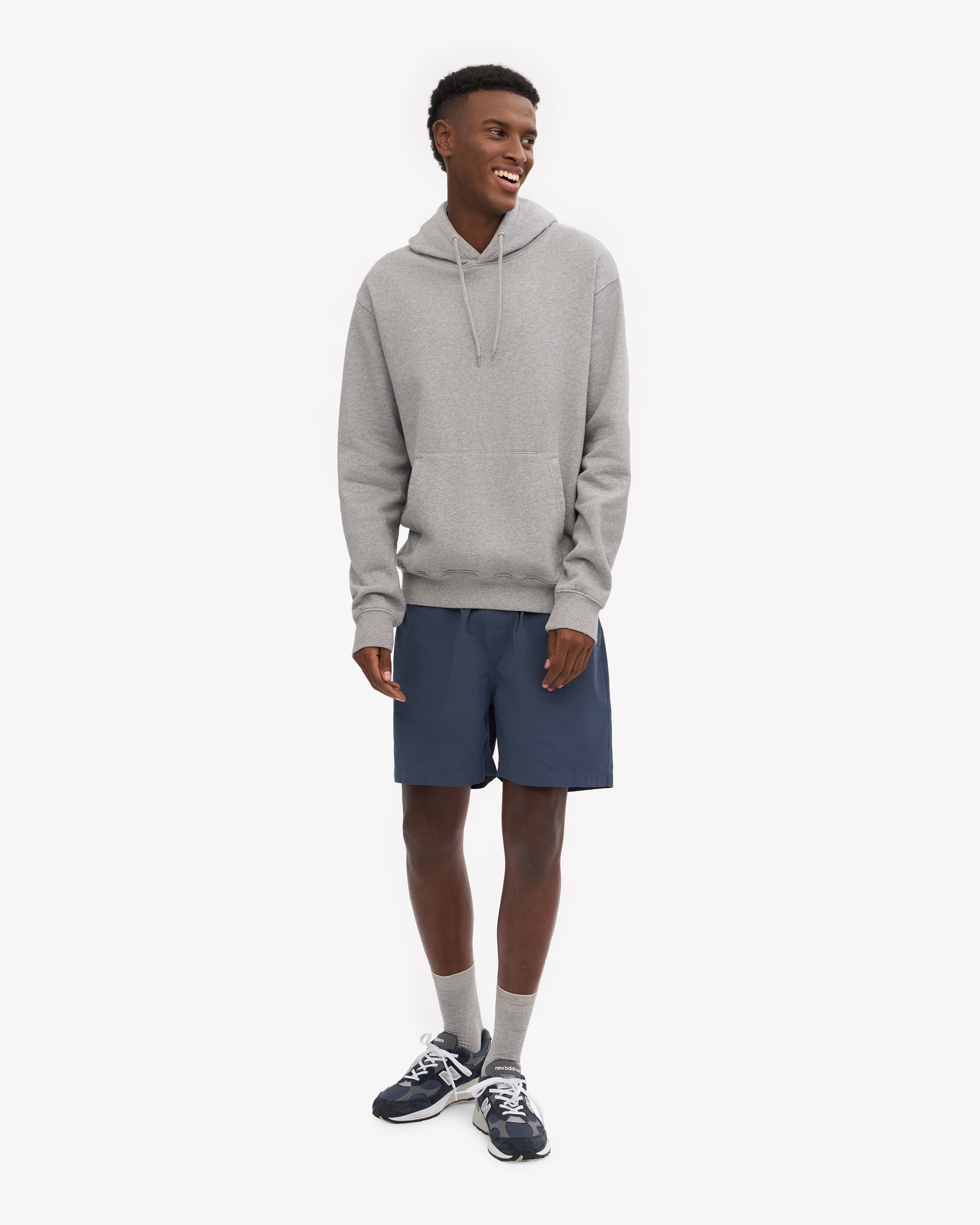 Classic Organic Cotton Hoodie - Heather Grey - Soft & Comfortable Pullover for Men & Women - Perfect for Casual Wear, Gym & Outdoor Activities