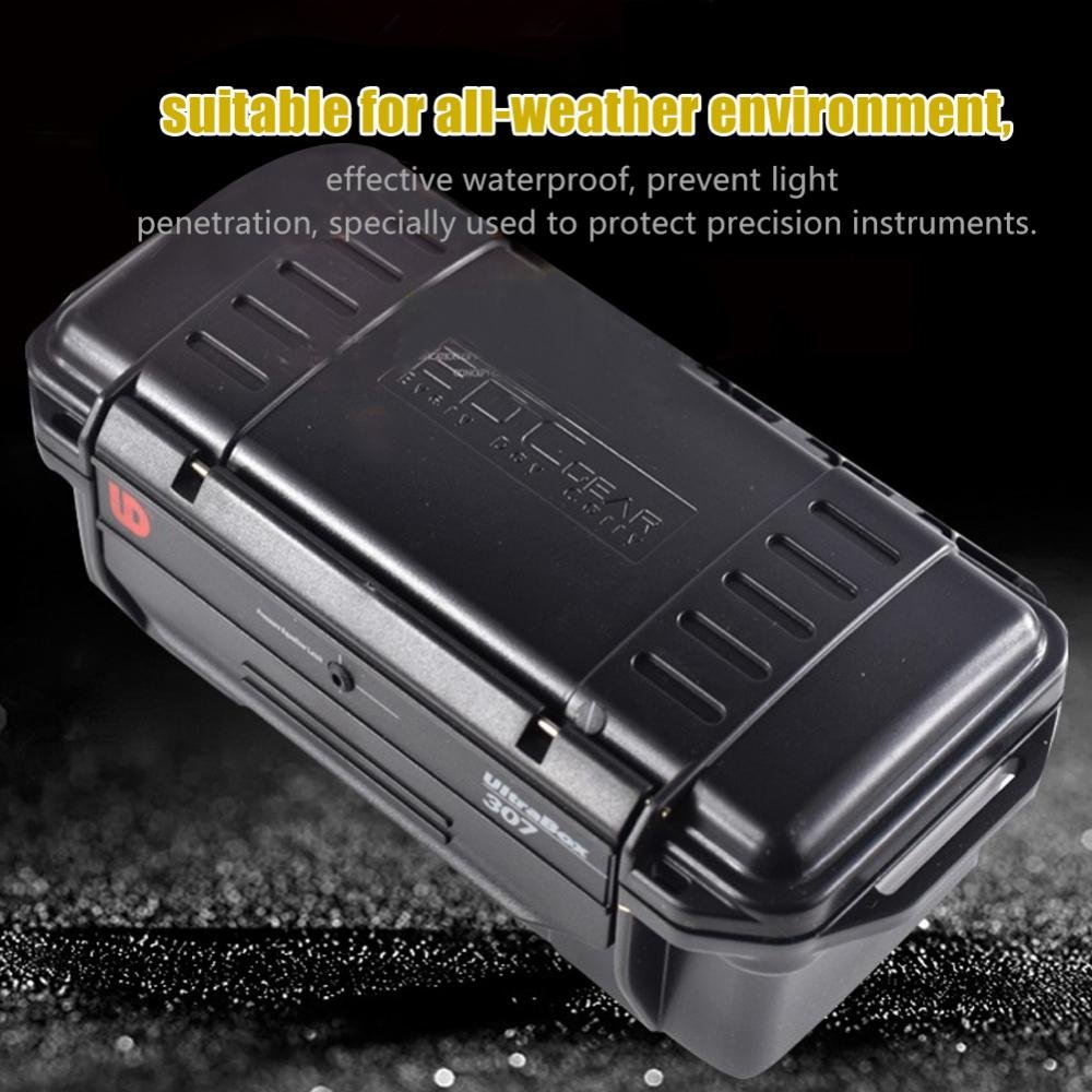 Waterproof Shockproof Storage Box - Airtight Seal for Outdoor Camping, Emergency Survival & Indoor Organization (Great for Food, Tools & Gear Storage)