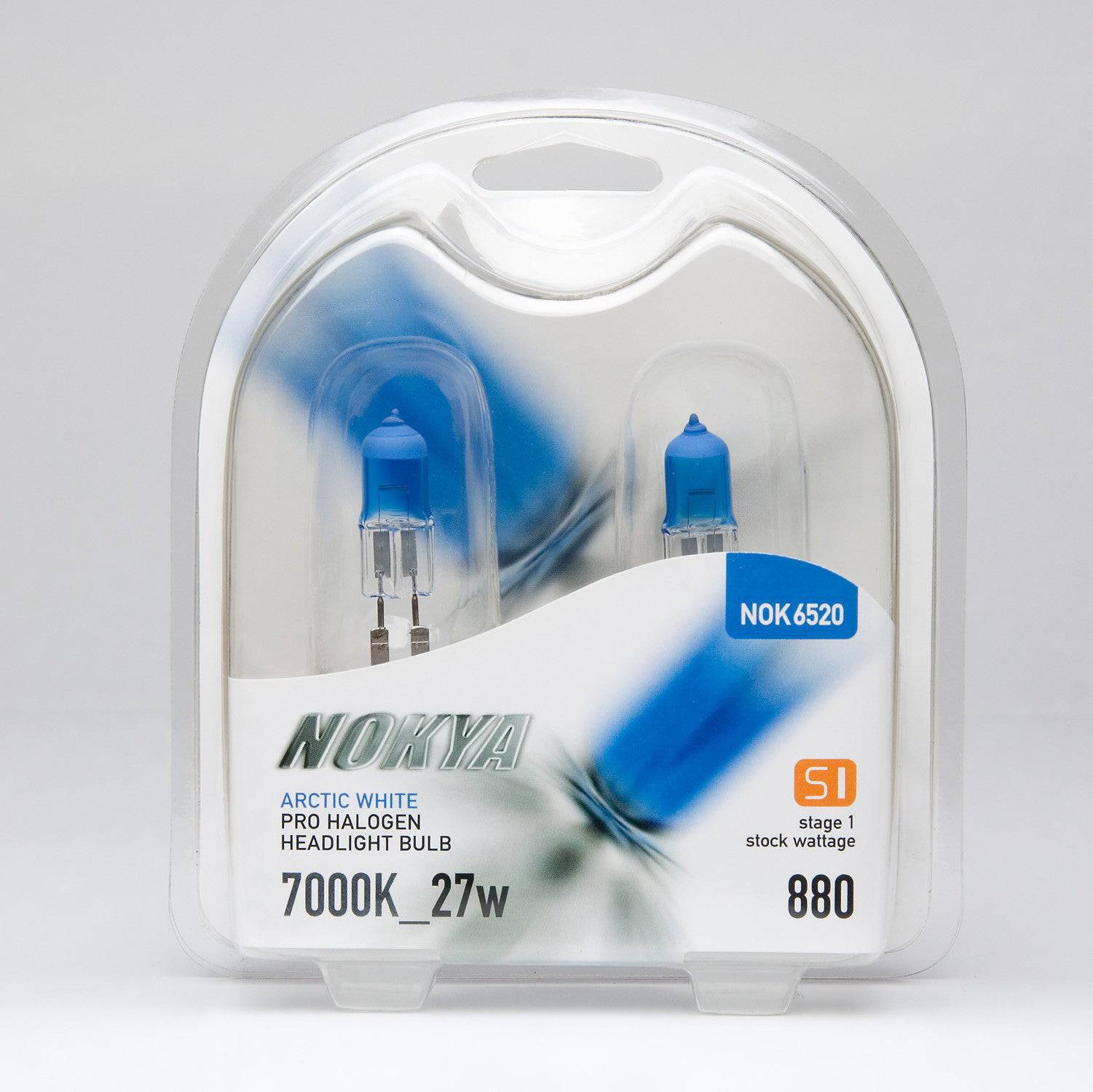 Nokya Arctic White 880 Light Bulbs 7000K 27W - Stage 1 Xenon HID Replacement - Perfect for Car Headlights & Fog Lights