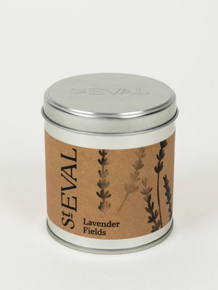 St. Eval Lavender Fields Scented Candle in Tin - Perfect for Relaxation, Aromatherapy & Home Decor