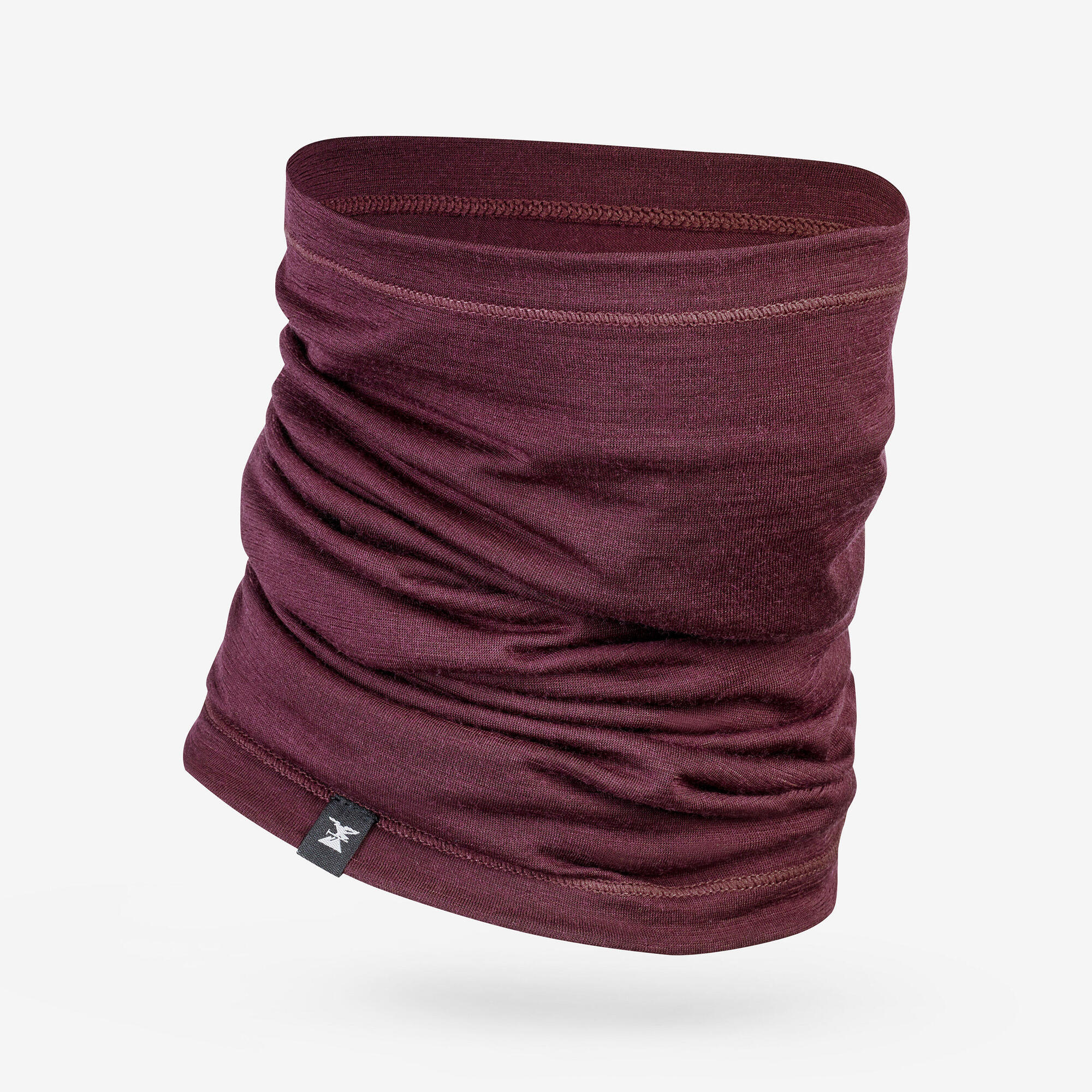 Simond Trek 500 Merino Wool Neck Gaiter - Multi-Position Hiking & Outdoor Face Mask for Cold Weather, Cycling, Skiing & Snowboarding Protection
