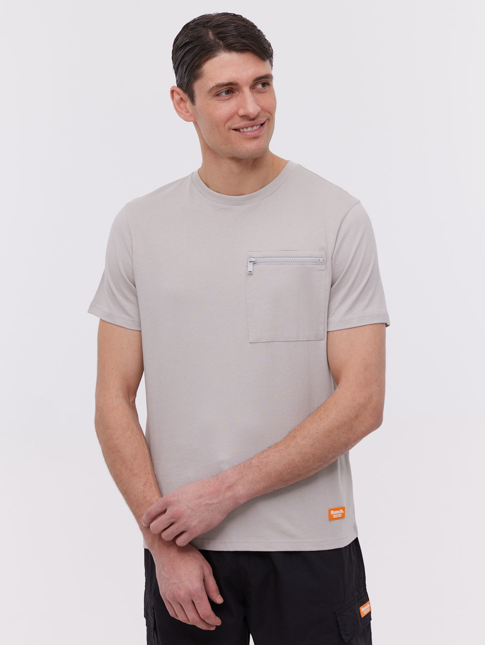 Hapsi Men's Casual Chest Pocket T-Shirt - Comfortable Cotton Tee for Everyday Wear, Work & Outdoor Activities