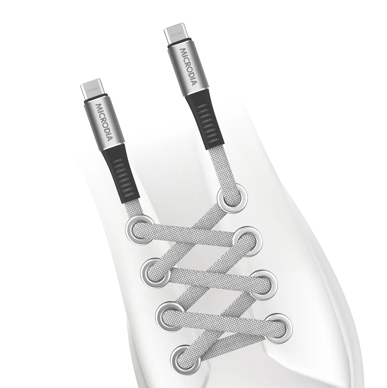 MICRODIA ExeCable™ PD60W USB C to USB C Fast Charging & Data Sync Cable - Perfect for MacBook Pro, iPad Pro, Galaxy S23 & More