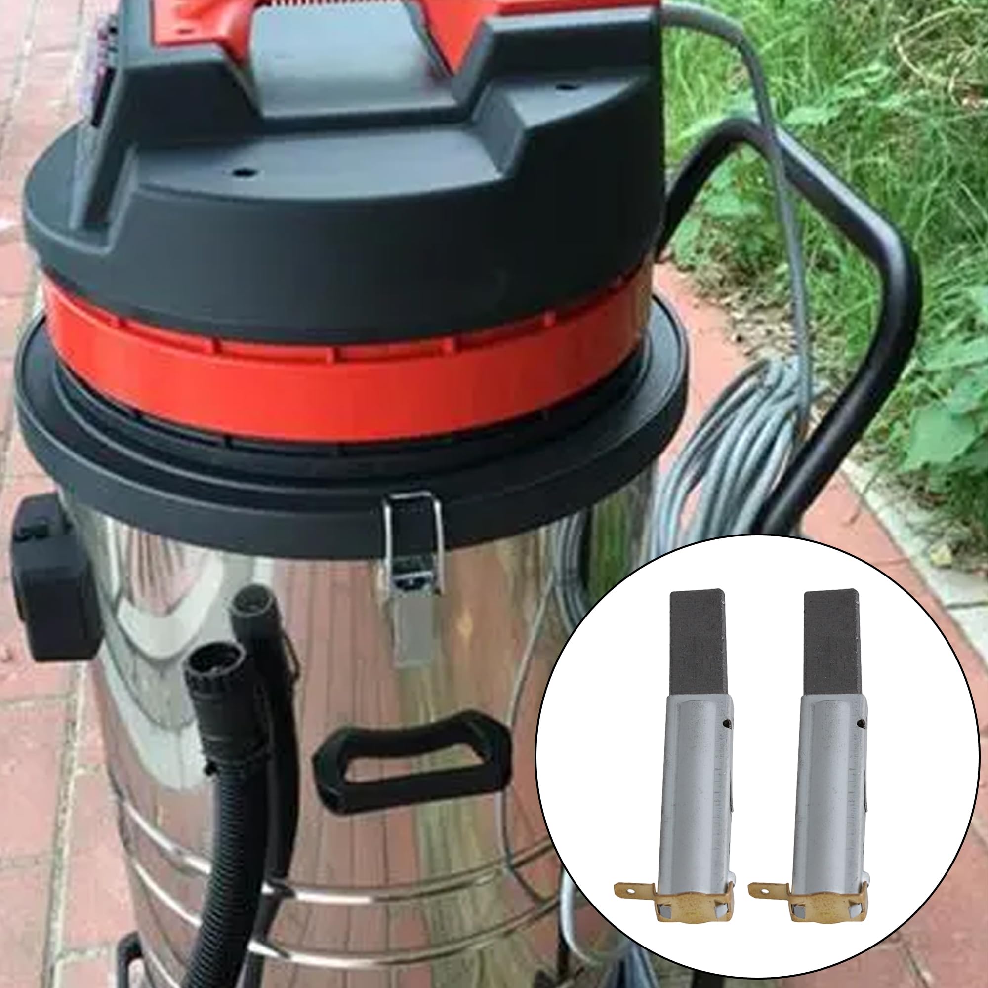 2PCS Vacuum Cleaner Carbon Motor Brushes Replacement for Henry Hetty - Compatible with Most Vacuum Models - Perfect for Home Cleaning & Maintenance