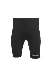 Kooga Junior Power Rugby Compression Cycle Shorts - Black - Perfect for Youth Rugby Training & Cycling Workouts