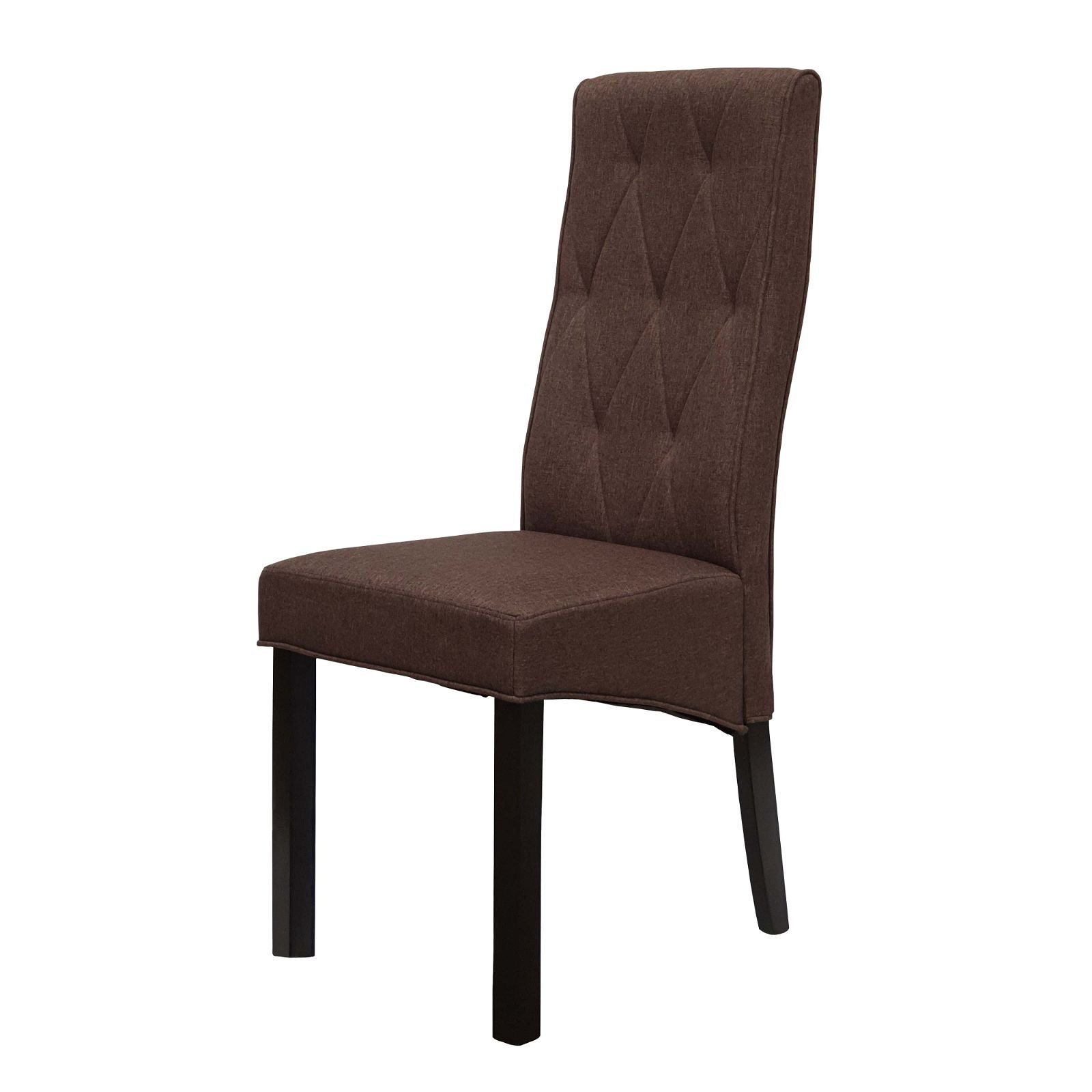 Arya Fabric Dining Chairs Set of 2 - Modern Upholstered Kitchen Chairs with Wooden Legs for Dining Room, Breakfast Nook, and Home Decor
