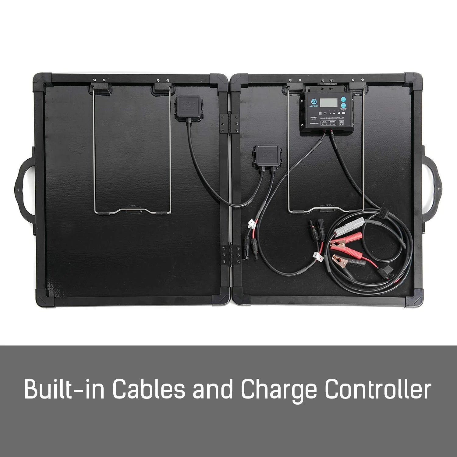 ACOPOWER 100W Portable Solar Panel Kit with 20A Charge Controller - Lightweight & Efficient for Camping, RV, Off-Grid Power, and Emergency Backup