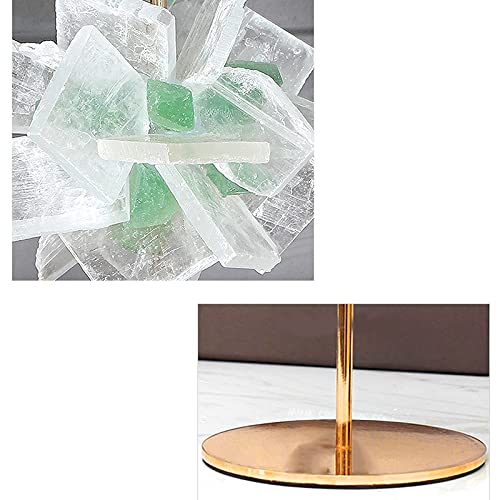 Luxury Crystal Stone Stainless Steel Candle Holder - Elegant Desktop Home Decor for Romantic Candlelight Dinners, Weddings & Restaurants - Large Size Decorative Centerpiece for Dining Tables & Special Occasions