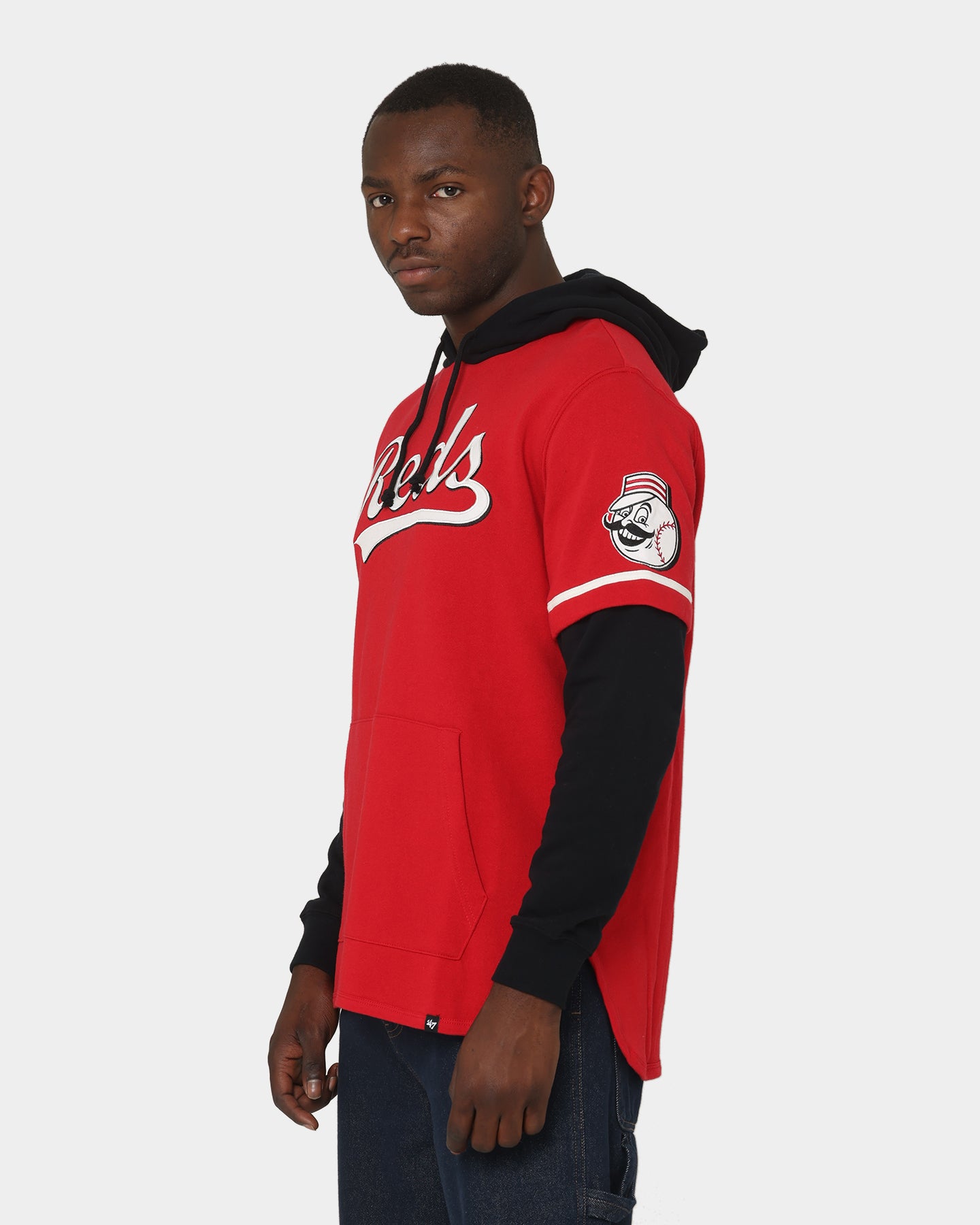 47 Brand Cincinnati Reds Shortstop Hoodie - Red | MLB Fan Apparel for Men & Women | Perfect for Game Day & Casual Wear