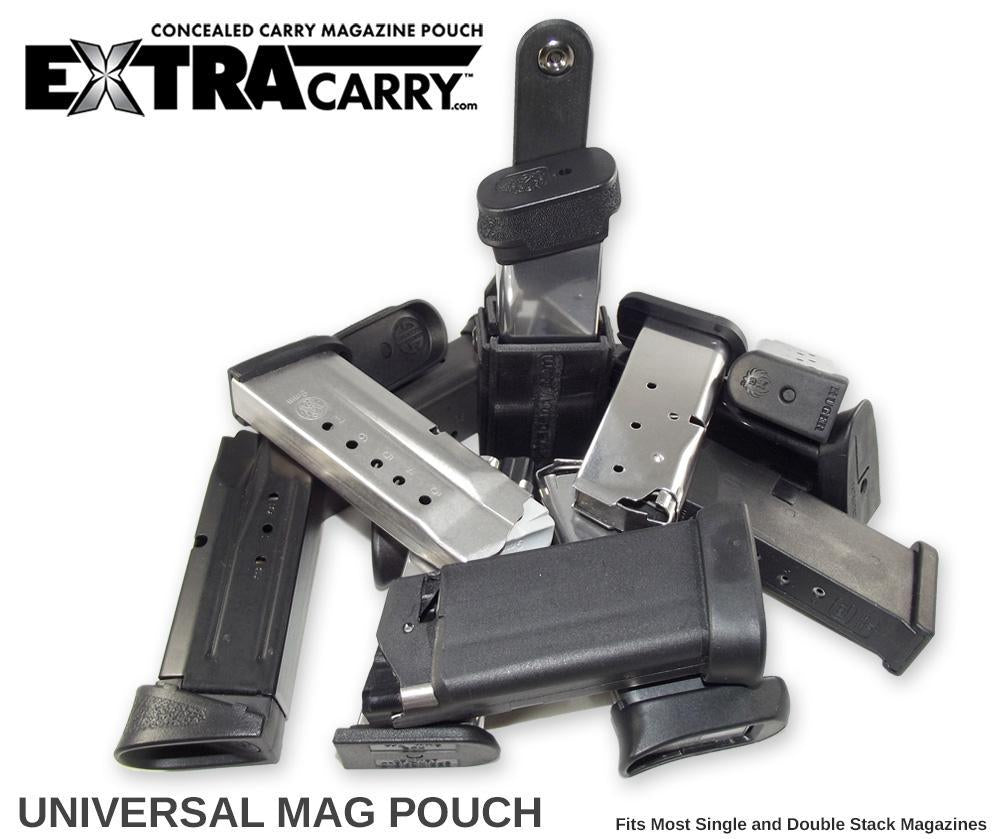 ExtraCarry Concealed Mag Holder - Small .380 Version | Universal Pistol Magazine Pouch for CCW & Tactical Use