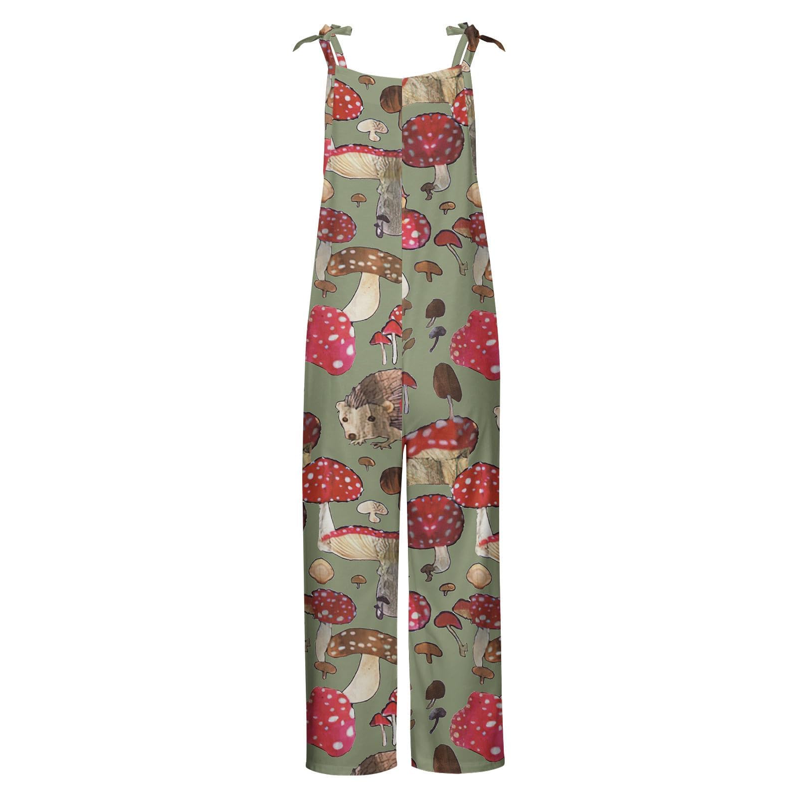 Plus Size Floral Jumpsuit for Women - Summer Casual Romper for Outings