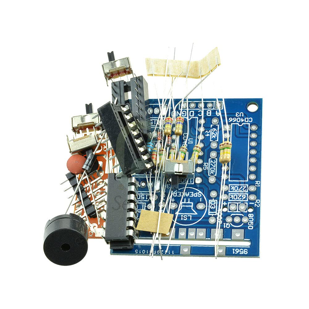 16-Tone Electronic Music Box DIY Kit - 16 Sound Music Module for DIY Projects, Circuit Boards & Accessories - Perfect for Gifts, STEM Education & Electronic Hobbyists