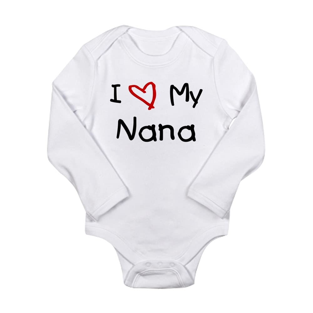 CafePress Nana Baby Bodysuit - Soft Cotton Onesie for Infants & Newborns - Perfect for Family Photos, Playdates & Everyday Wear