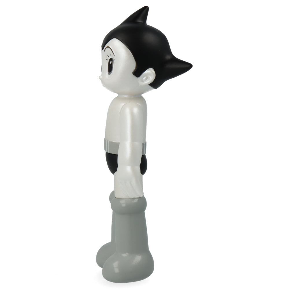 Astro Boy Standing Black and White Figure with Opened Eyes - Anime Collectible for Home Decor, Office Display, and Gift Giving