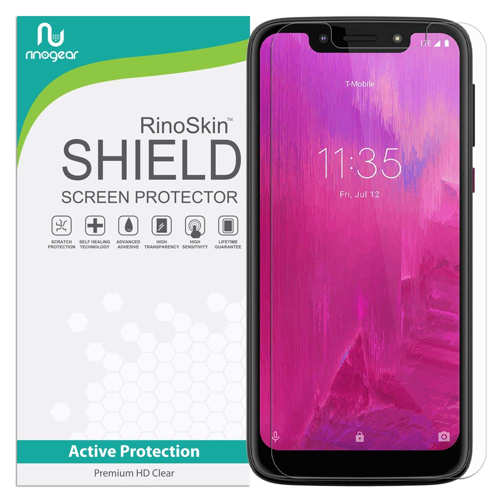 RinoGear Screen Protector for T-Mobile Revvlry - Case Friendly, Flexible TPU Film with Full Coverage - Perfect for Everyday Protection & Scratch Resistance