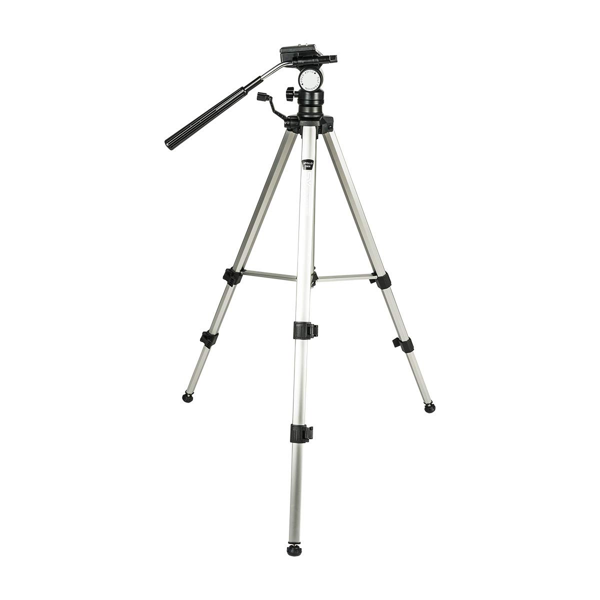 Smith-Victor 2800 3-Section Aluminum Imperial Deluxe Tripod with 2-Way Fluid Head - Professional Camera Tripod for Photography & Videography - Perfect for DSLR Cameras, Video Shooting, Live Streaming & Outdoor Adventures