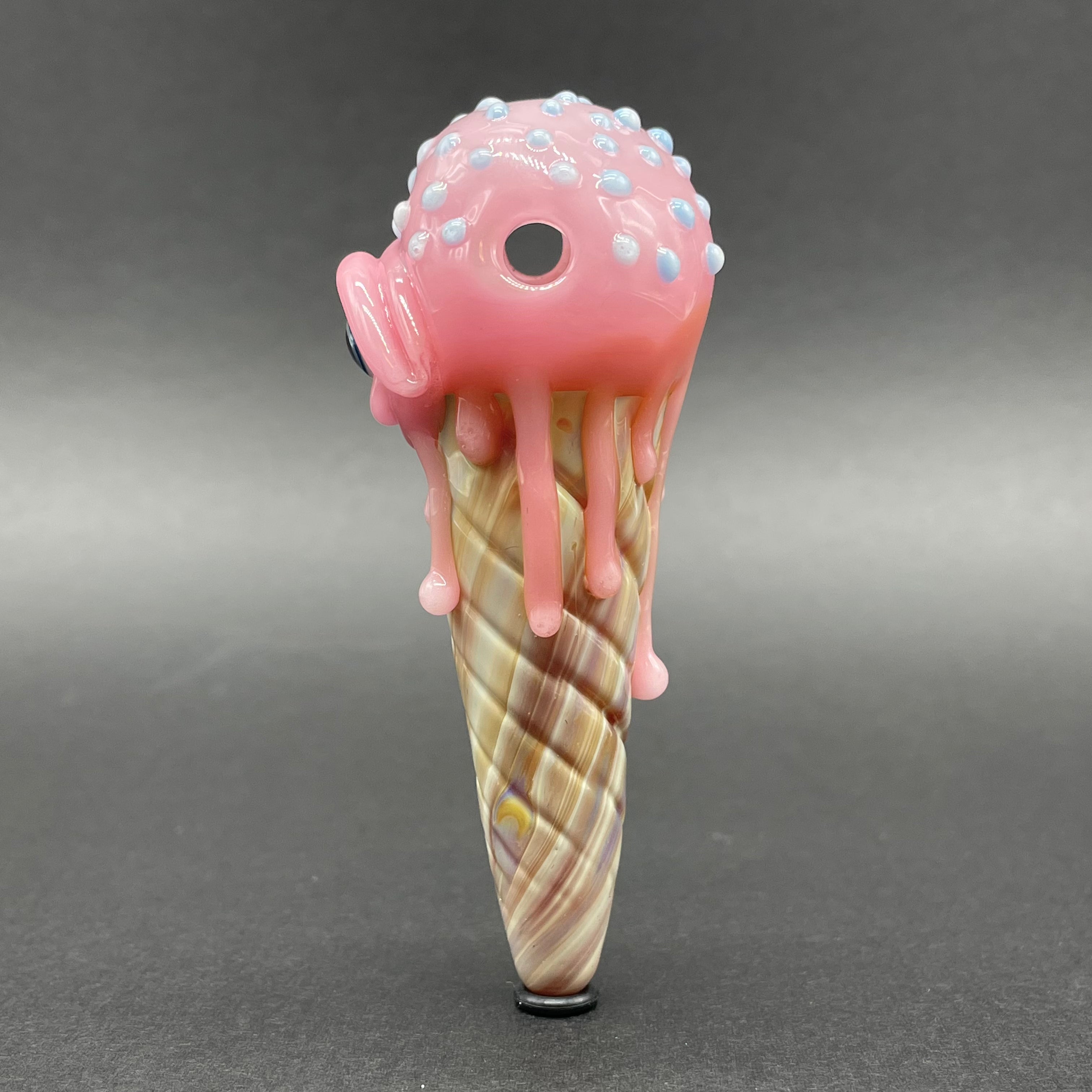 Eye Scream Cone Pendant Necklace - Fun Ice Cream Cone Jewelry for Women & Girls - Perfect for Parties, Gifts & Everyday Wear