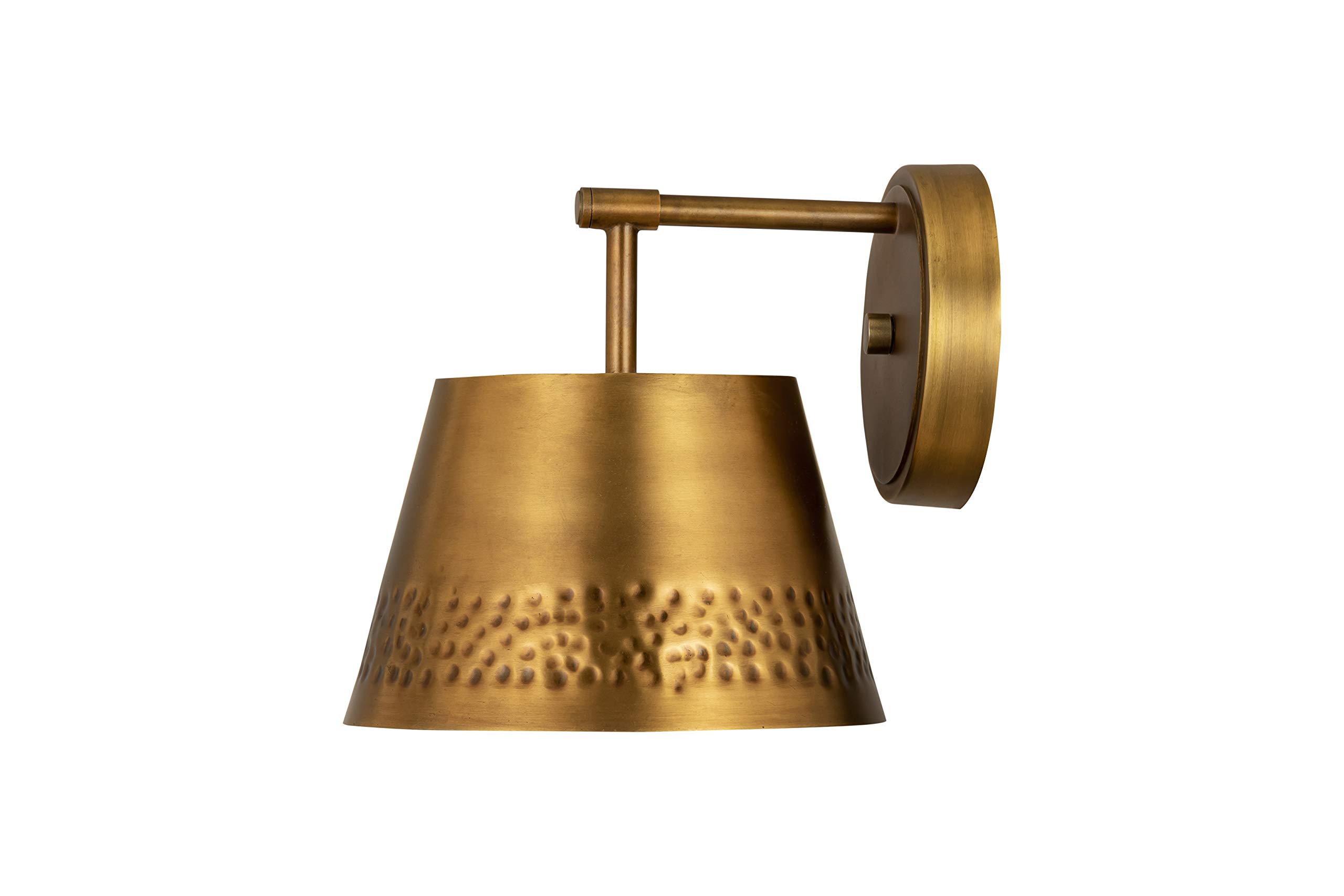 Z-Lite 6013-1S-RB Single Light Wall Sconce Fixture - Rustic Bronze Finish for Bedroom, Hallway & Living Room Lighting Decor