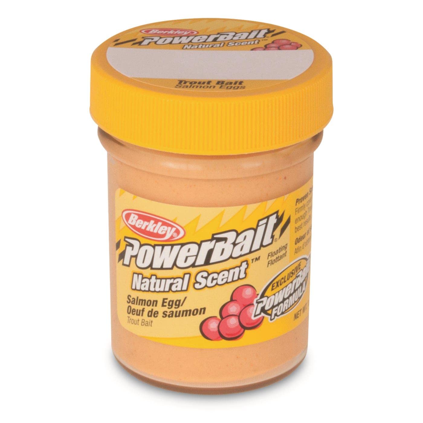 Berkley PowerBait Natural Scent Trout Fishing Dough Bait - Realistic Scent & Attractant for Trout Fishing in Lakes, Rivers & Streams