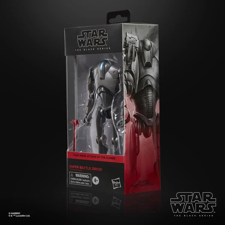 Star Wars The Black Series Super Battle Droid 6-Inch Action Figure - Attack of the Clones Collectible Toy for Fans & Display | Gift for Star Wars Enthusiasts | Perfect for Cosplay, Dioramas & Collecting