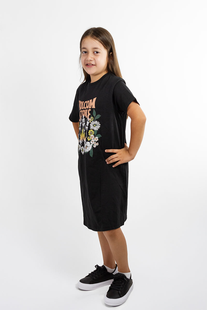 Volcom Women's J Dr Truly Stokin Black Dress - Casual & Party Wear for Everyday Comfort
