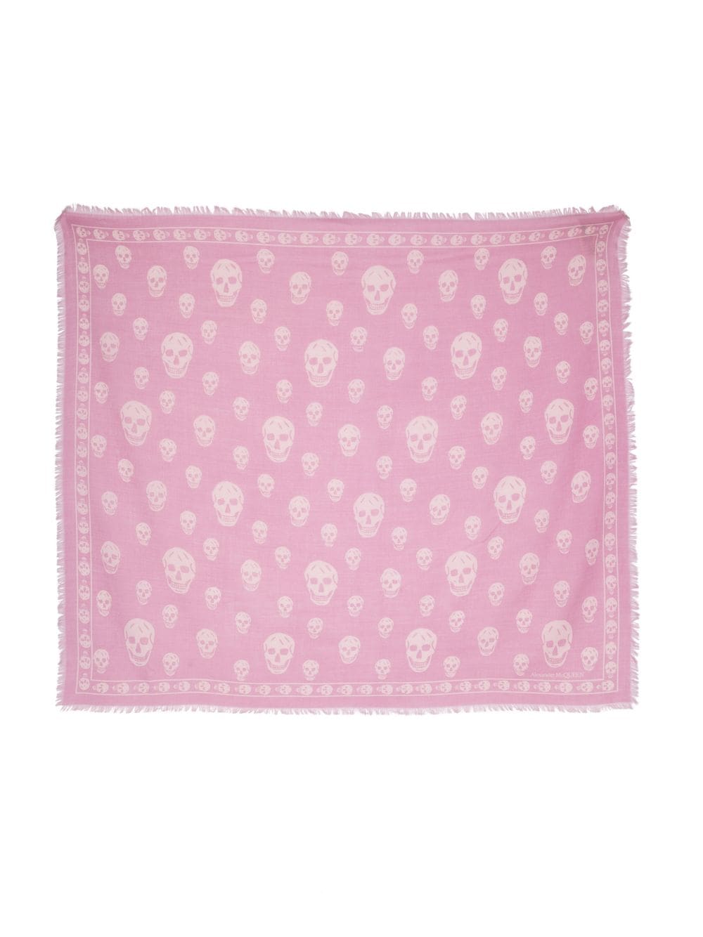 Alexander McQueen Pink Silk Scarf - Luxury Fashion Accessory for Women, Perfect for Gifts, Parties & Everyday Elegance