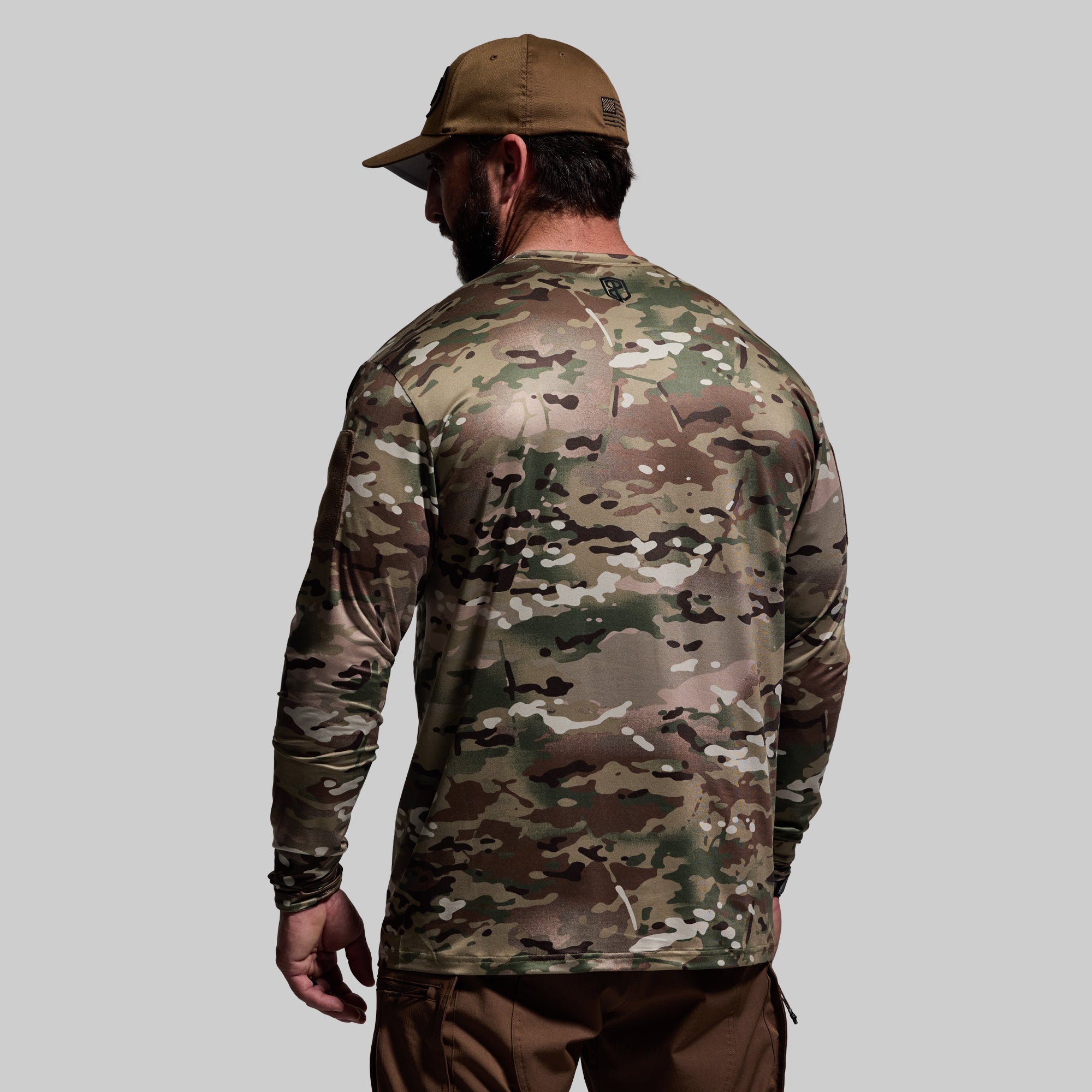Multicam Long Sleeve Tactical Shirt - Durable Outdoor Hunting & Hiking Shirt for Men | Perfect for Military, Airsoft & Adventure Activities