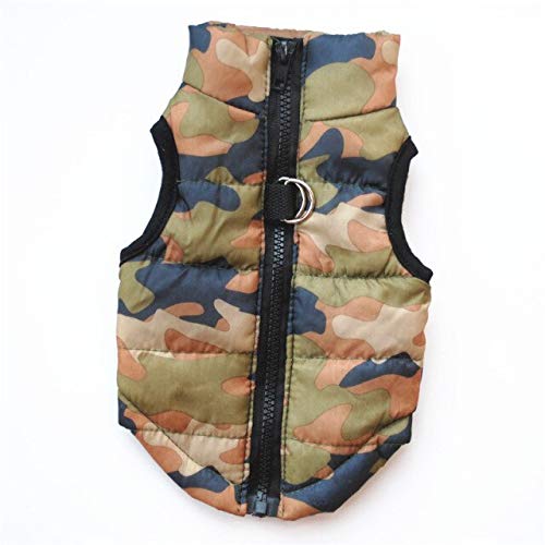 Warm Windproof Winter Dog Coat - Padded Jacket for Small Dogs, Chihuahua & French Bulldog Puppy Outfit - Perfect for Cold Weather Walks & Outdoor Adventures