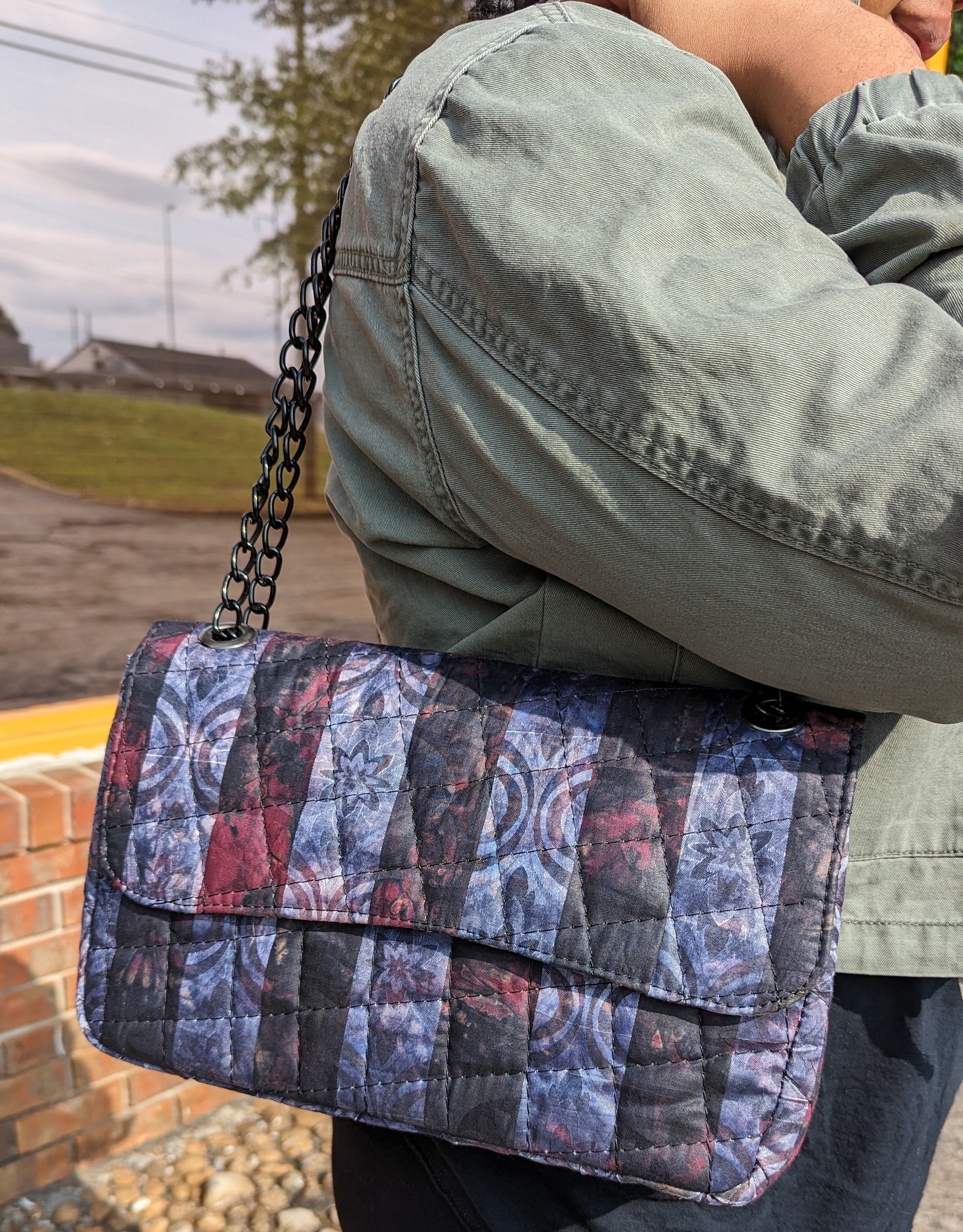 Dupsie's Handmade Indigo Leather Handbag - Stylish & Durable Women's Purse for Work, Travel & Everyday Use