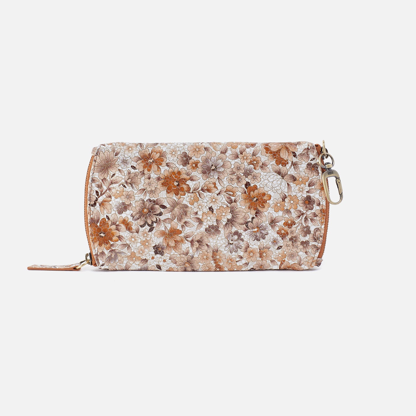 Premium Printed Leather Double Eyeglass Case - Sepia Bloom Design | Stylish Protective Eyewear Storage for Travel, Work & Everyday Use