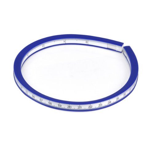 12-Inch Flexible Curve Ruler - 30cm Plastic French Curve Template for Sewing, Pattern Making & Art Design | Perfect for Fashion Designers, Tailors & DIY Craft Projects