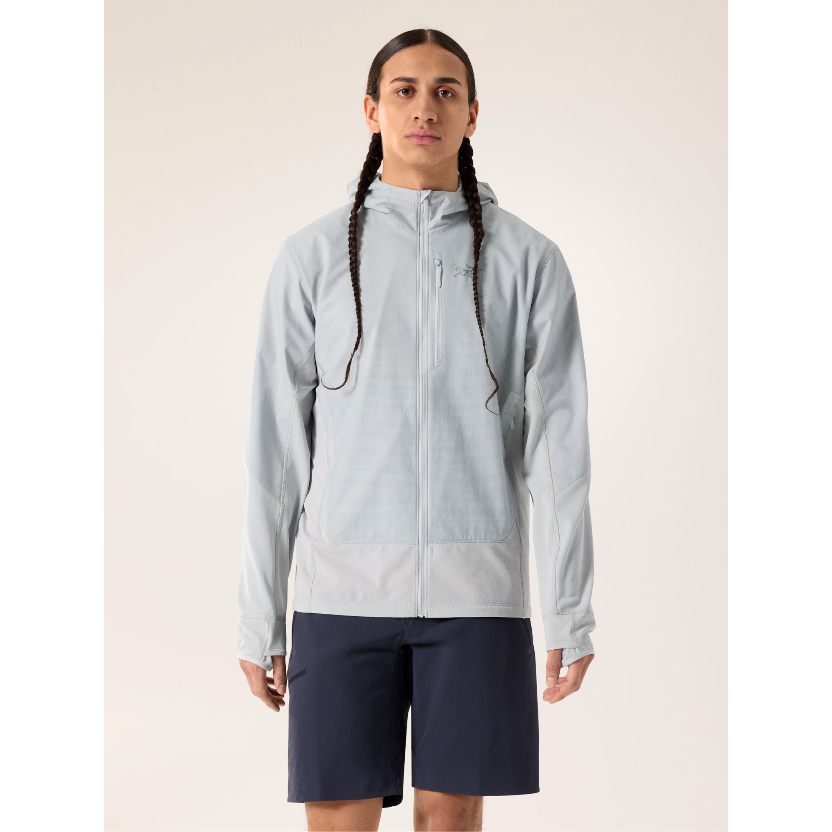 Arc'teryx Men's Konseal Hybrid Hoody - Lightweight Water-Resistant Hiking Jacket for Outdoor Adventures, Trail Running & Camping
