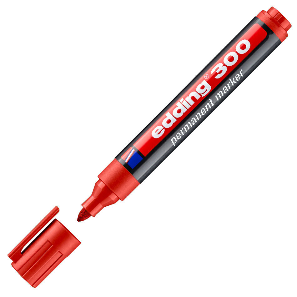 edding 300 Permanent Marker - Black, Fine Point, Waterproof & Fade-Proof - Ideal for Labeling, Organizing & DIY Projects
