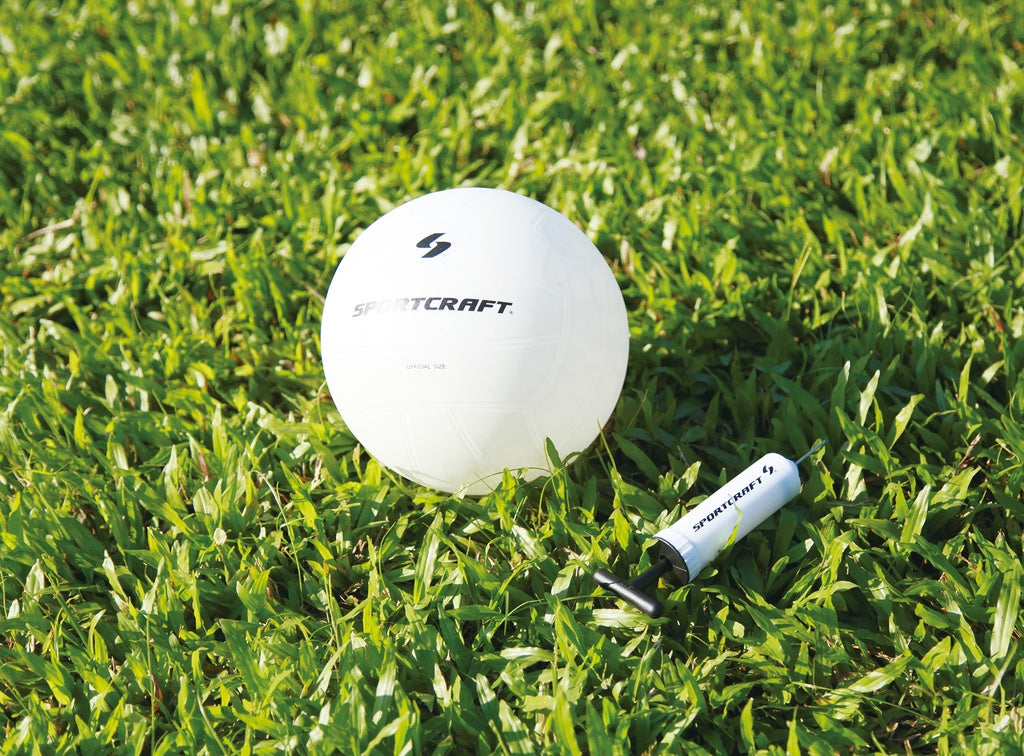 Sportcraft Badminton & Volleyball Combo Set - 2-in-1 Outdoor Sports Equipment for Backyard, Beach & Park Games - Includes Net, Rackets, Balls & Carry Bag