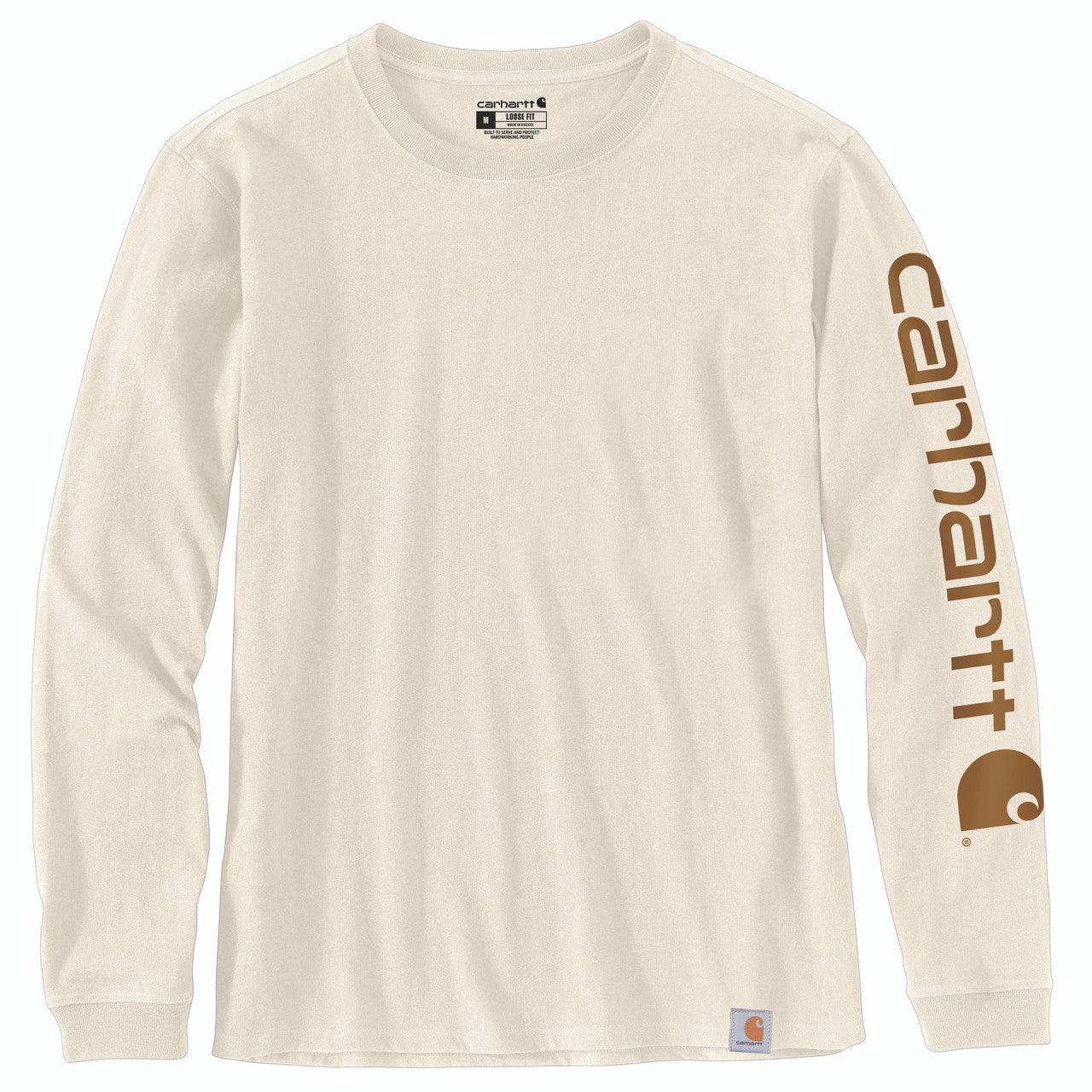 Women's Fashion Logo Long Sleeve T-Shirt - Soft Cotton Crewneck Tee for Casual Wear, Work & Everyday Outfits