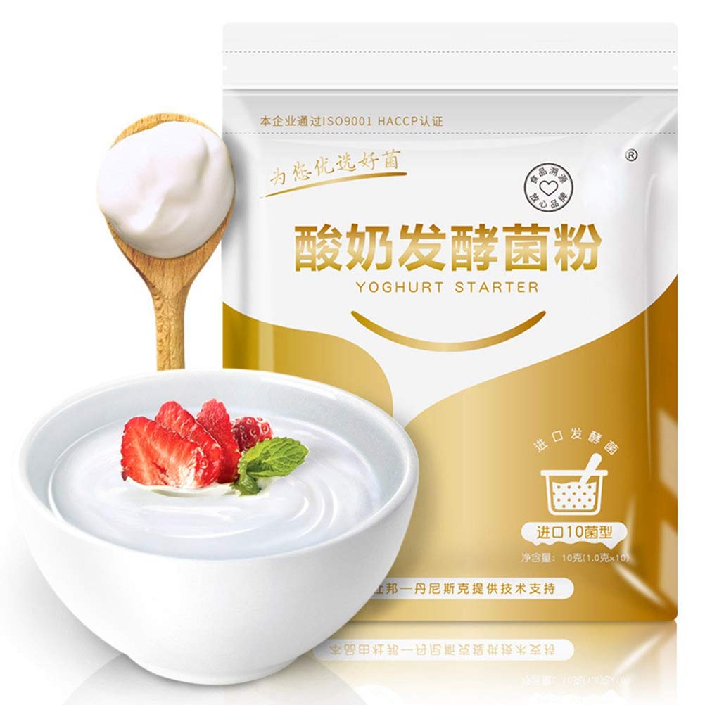 Premium Yogurt Starter Culture Powder - Lactobacillus Probiotic for Homemade Yogurt - Perfect for Healthy Breakfast, Smoothies & Baking
