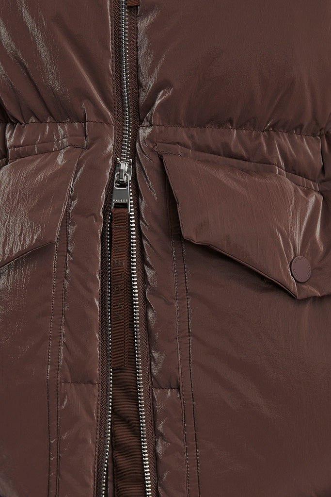 Varley Fullerton Down Jacket - French Roast | Warm Winter Coat for Women | Perfect for Skiing, Hiking & Cold Weather Outdoor Activities