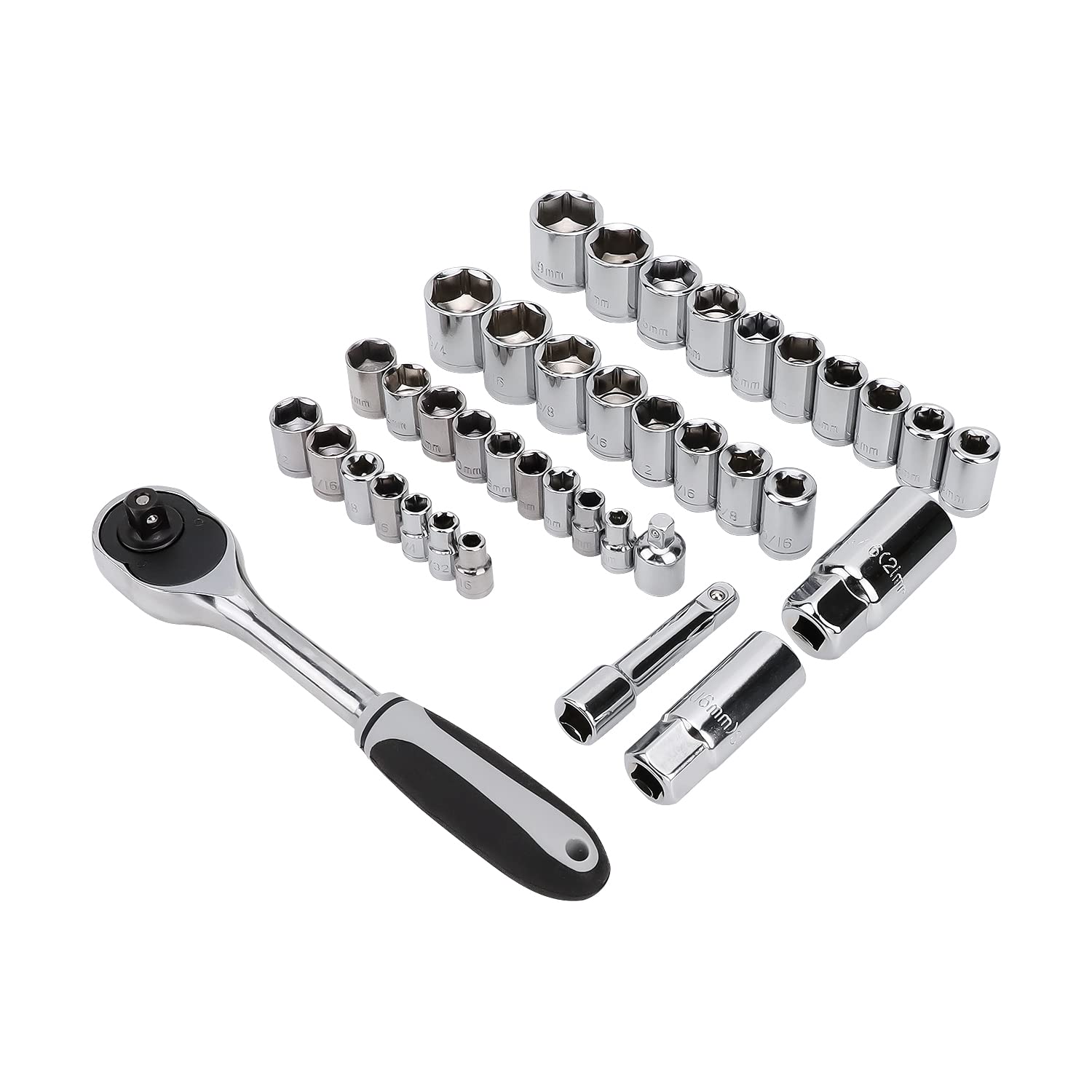 AmazonBasics 173-Piece General Household Hand Tool Set - Complete DIY Repair Kit for Home Improvement, Maintenance & Construction Projects - Includes Wrenches, Screwdrivers, Pliers & More - Perfect for Garage, Workshop & Household Repairs