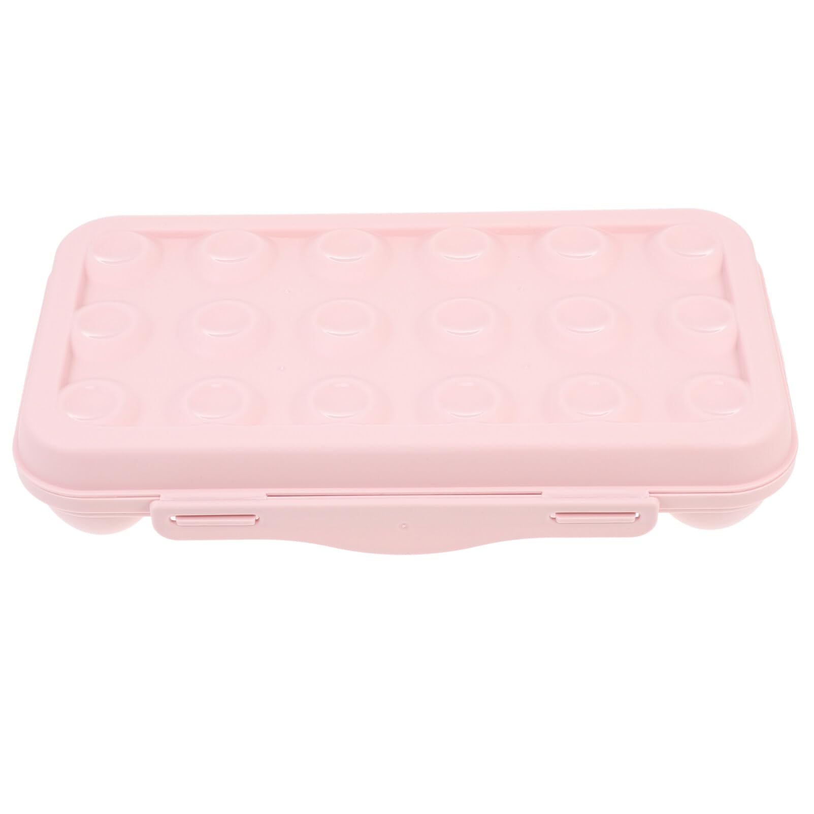 Stackable Plastic Egg Holder with Lid - Holds 18 Eggs | Refrigerator Organizer for Fresh Egg Storage | Perfect for Deviled Eggs, Breakfast Meal Prep & Kitchen Organization