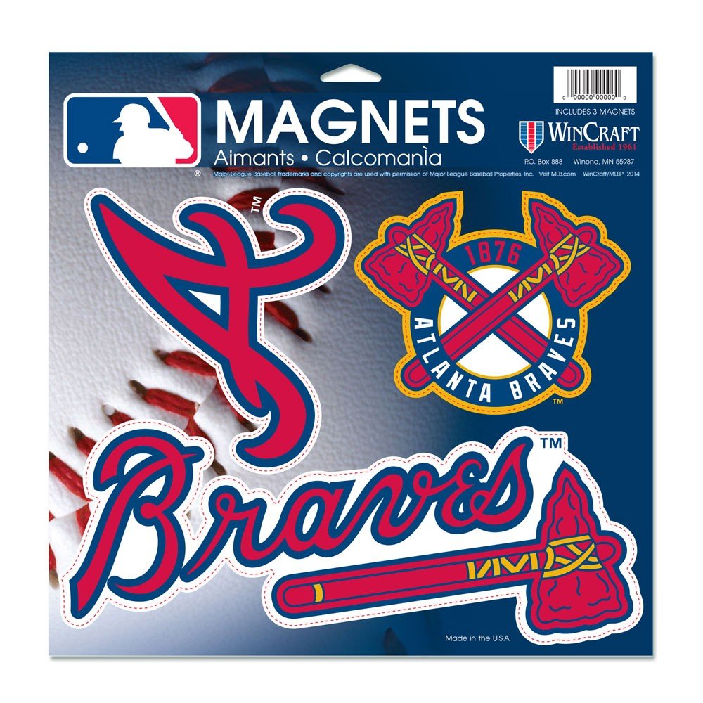 Wincraft MLB Vinyl Magnet - Officially Licensed Team Logo Car Decal | Perfect for Fridge, Locker & Tailgating Decor