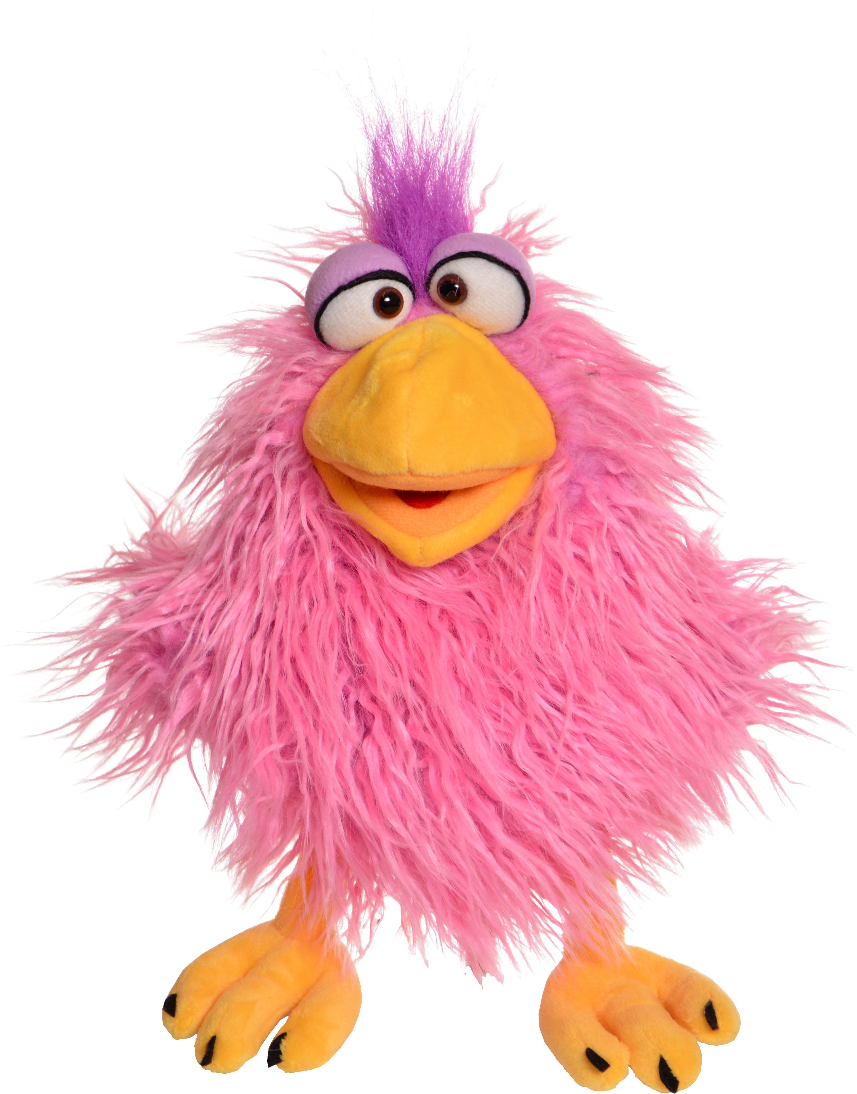 Violet 28cm Bird Hand Puppet - Soft Plush Animal Puppet Toy for Kids, Interactive Storytelling & Educational Play - Perfect for Classroom, Birthday Parties & Imaginative Play (Code 179)