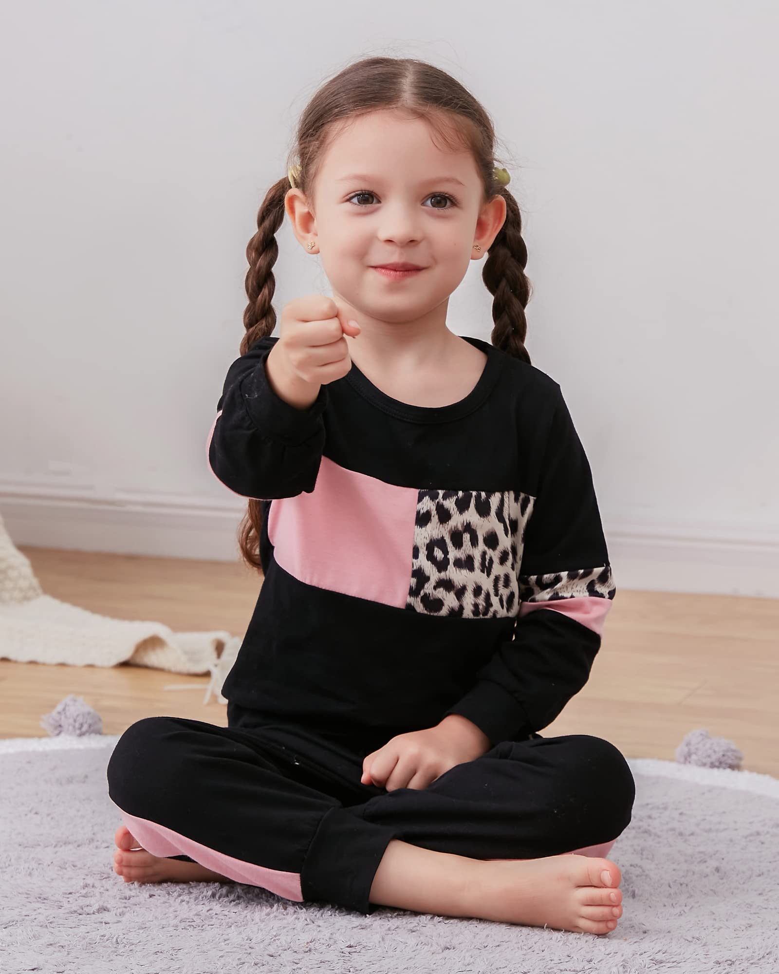 WESIDOM Baby Girl Clothes Sets - 2-Piece Autumn Long Sleeve Outfits & Toddler Girl Sweater Sets | Cute Fall Fashion for Playdates, Family Photos & Seasonal Events