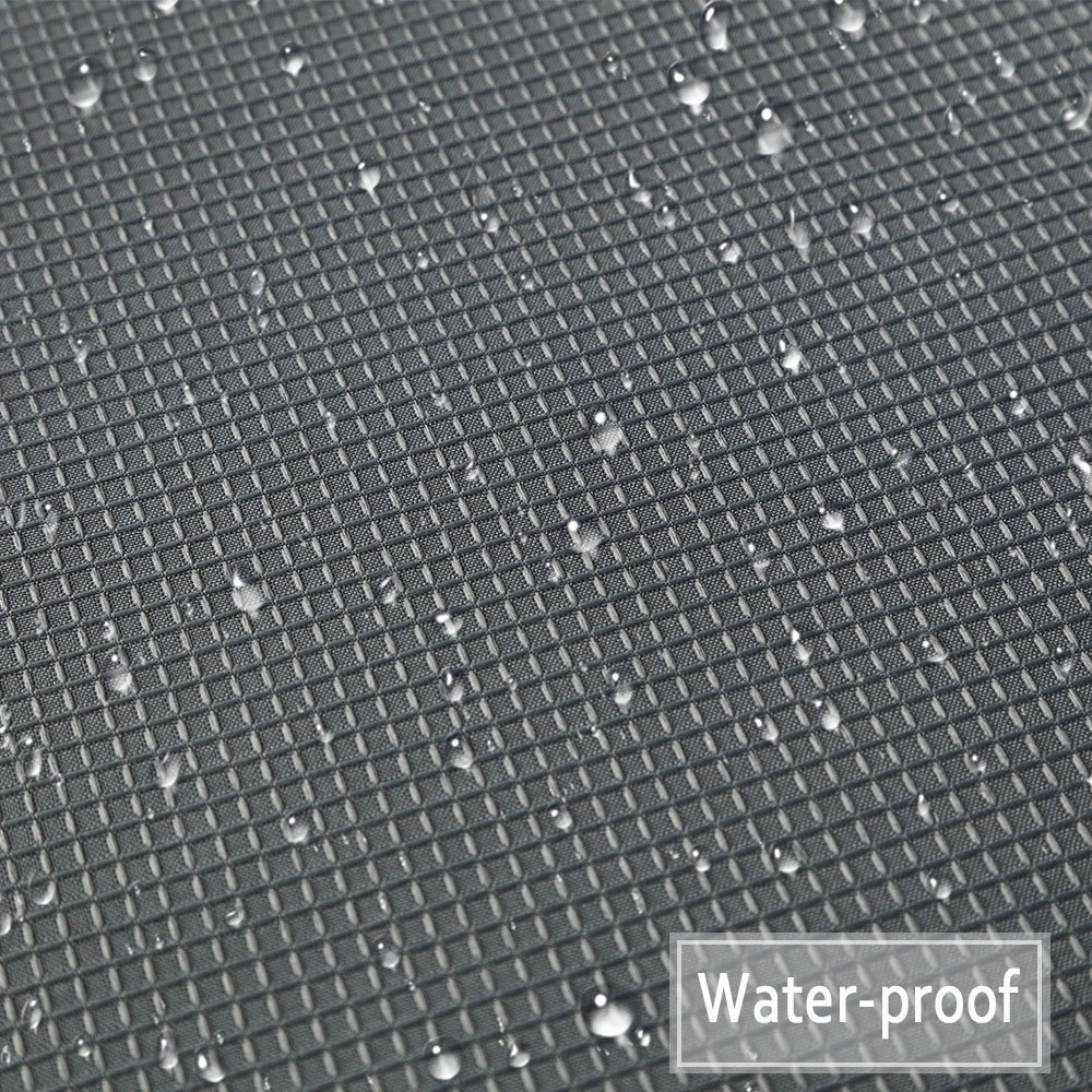 Waffle Woven Textured Short Curtains for Kitchen & Bathroom - Waterproof Window Coverings, 30